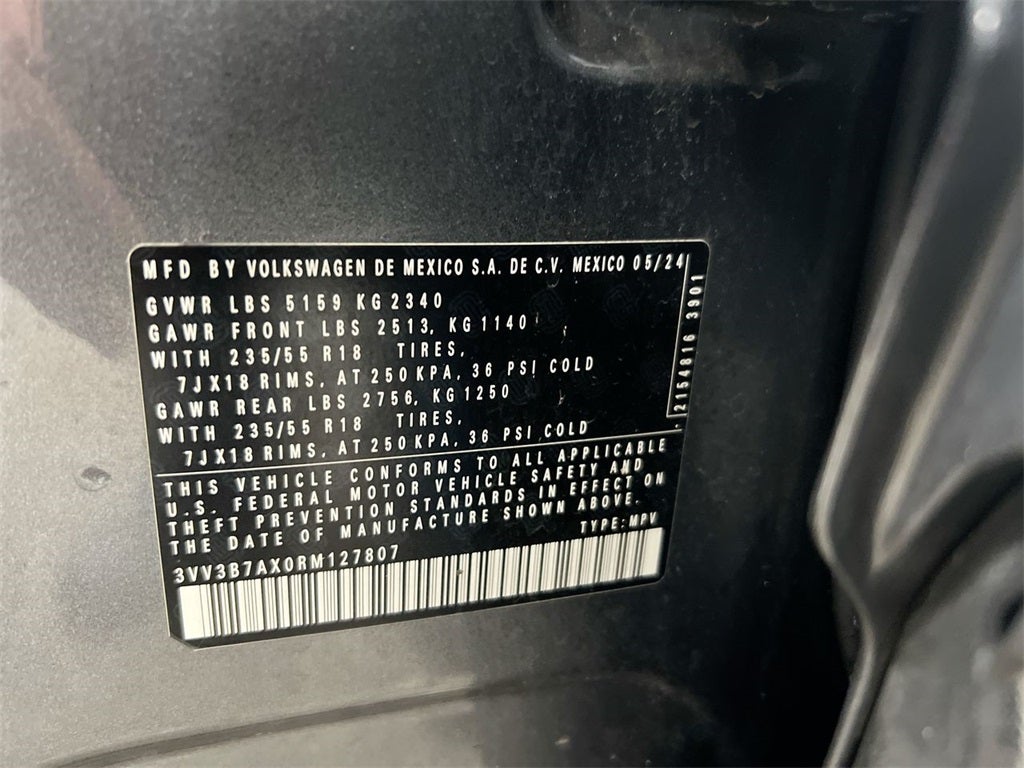 2024 Volkswagen Tiguan 2.0T SE