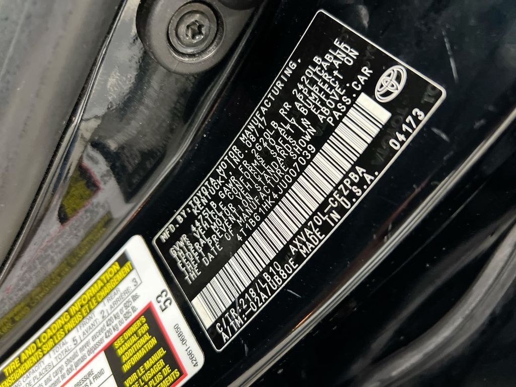 2018 Toyota Camry XSE