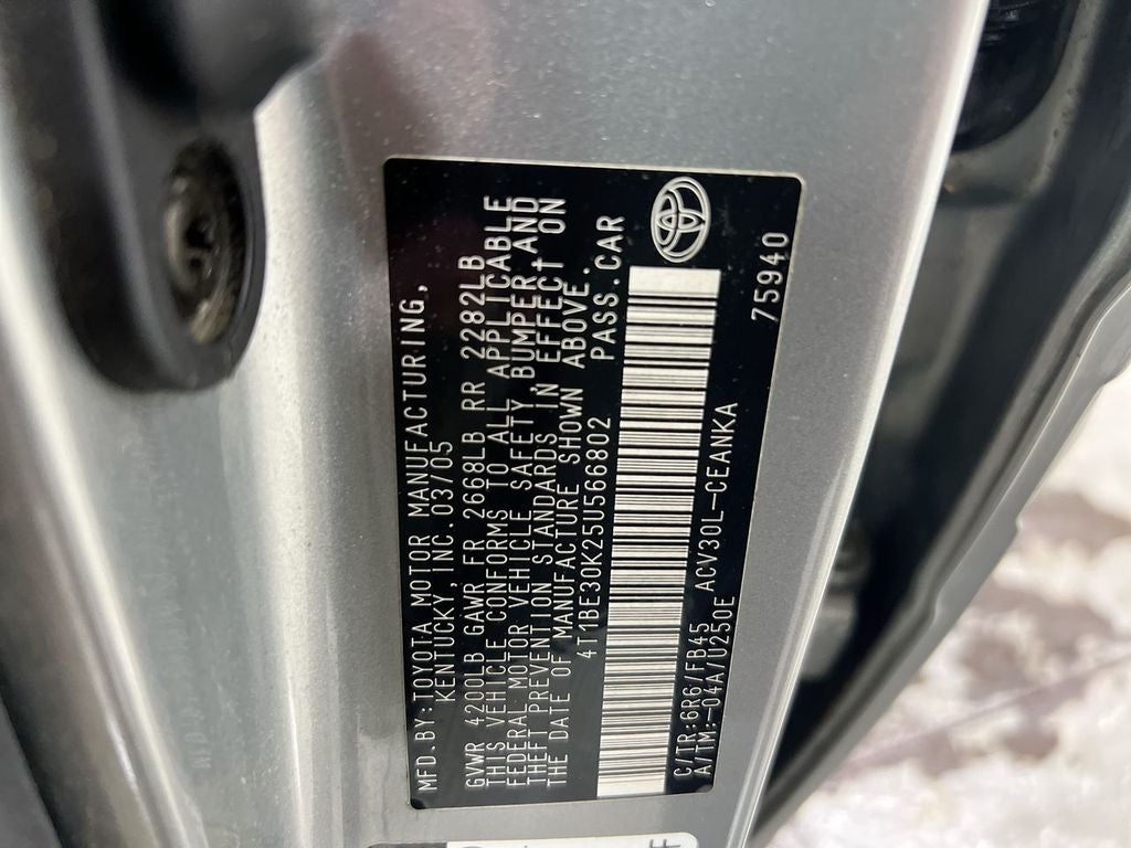 2005 Toyota Camry LE