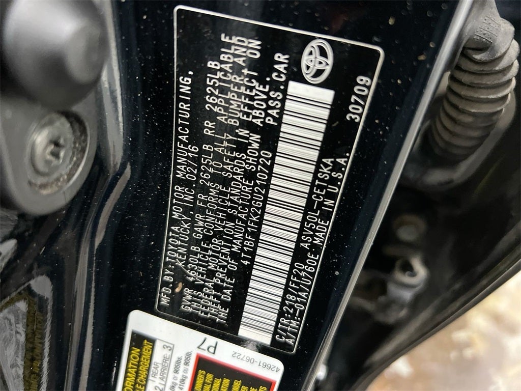 2016 Toyota Camry XLE