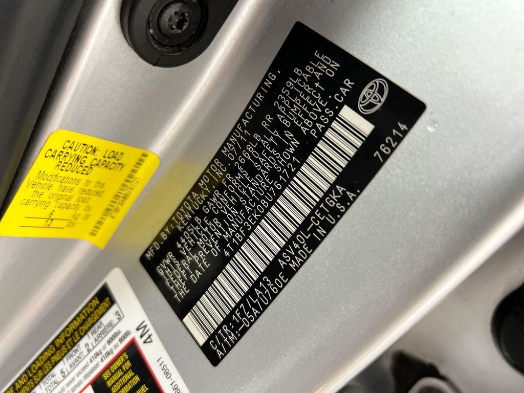 2011 Toyota Camry LE