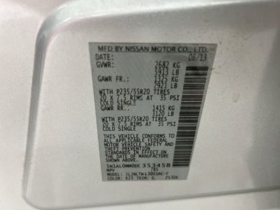 2013 INFINITI JX35 Base