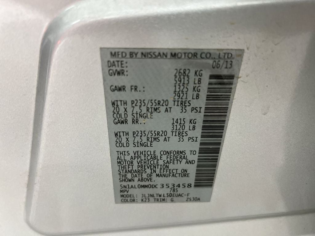 2013 INFINITI JX35 Base