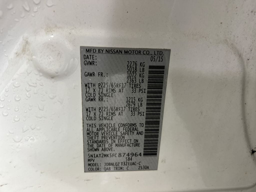 2015 Nissan Rogue SV