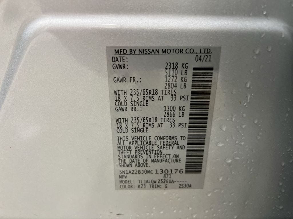 2021 Nissan Murano SV