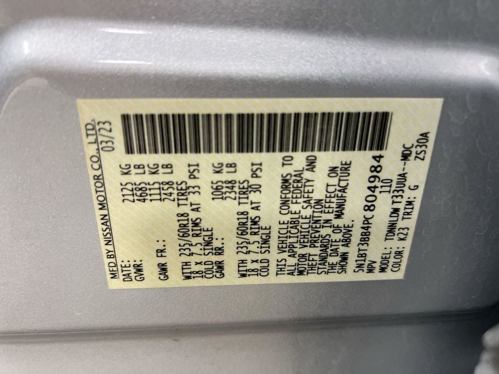 2023 Nissan Rogue SV