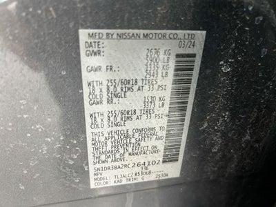 2024 Nissan Pathfinder SV