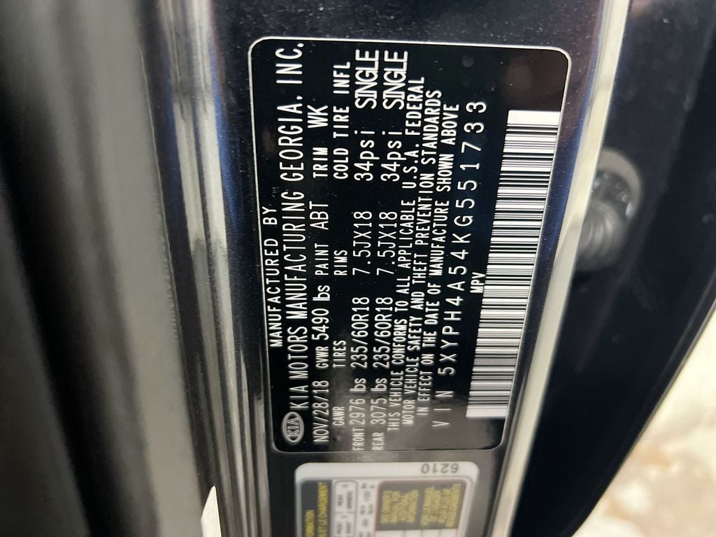 2019 Kia Sorento EX