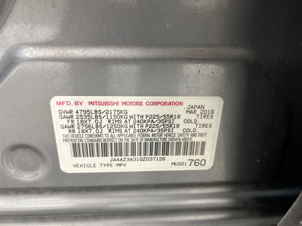 2016 Mitsubishi Outlander SE