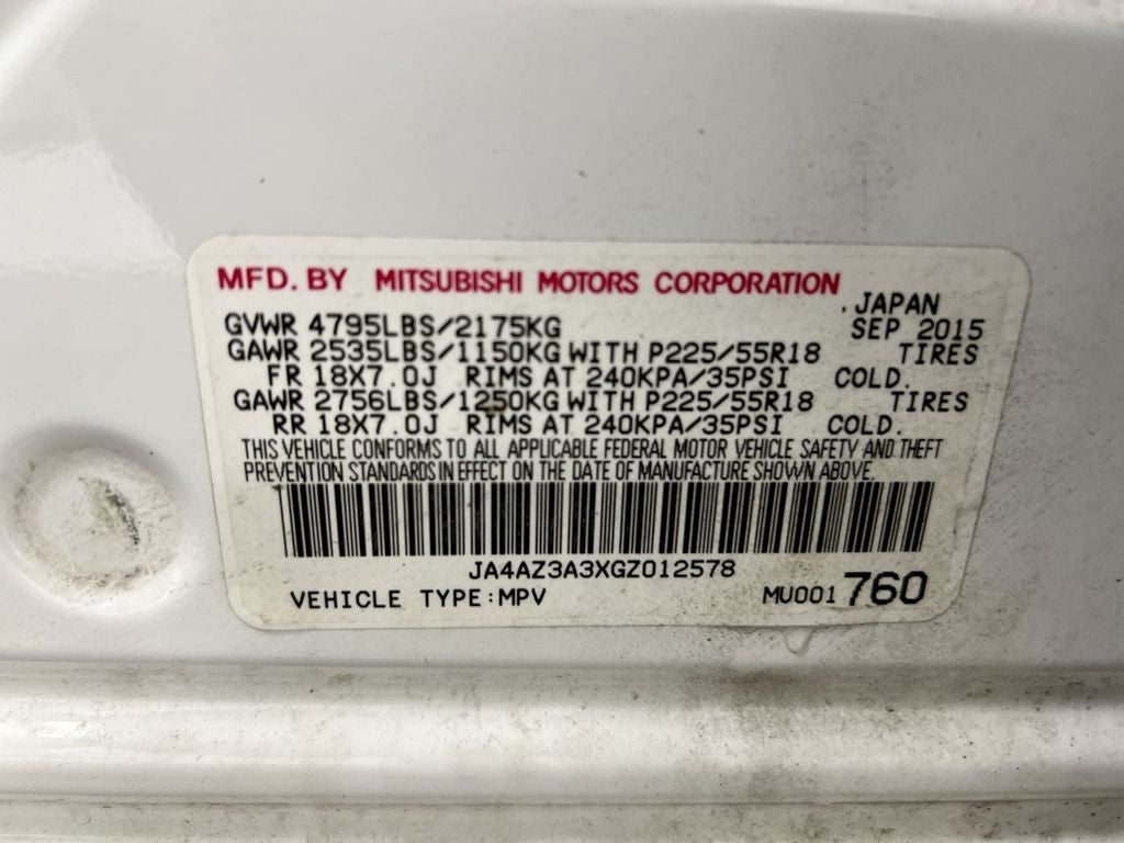 2016 Mitsubishi Outlander SE