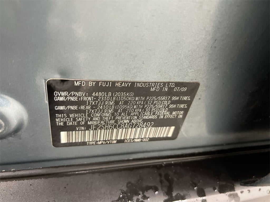 2010 Subaru Forester 2.5X