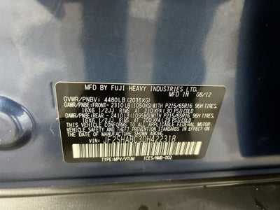 2013 Subaru Forester 2.5X