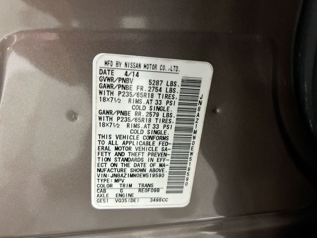 2014 Nissan Murano S