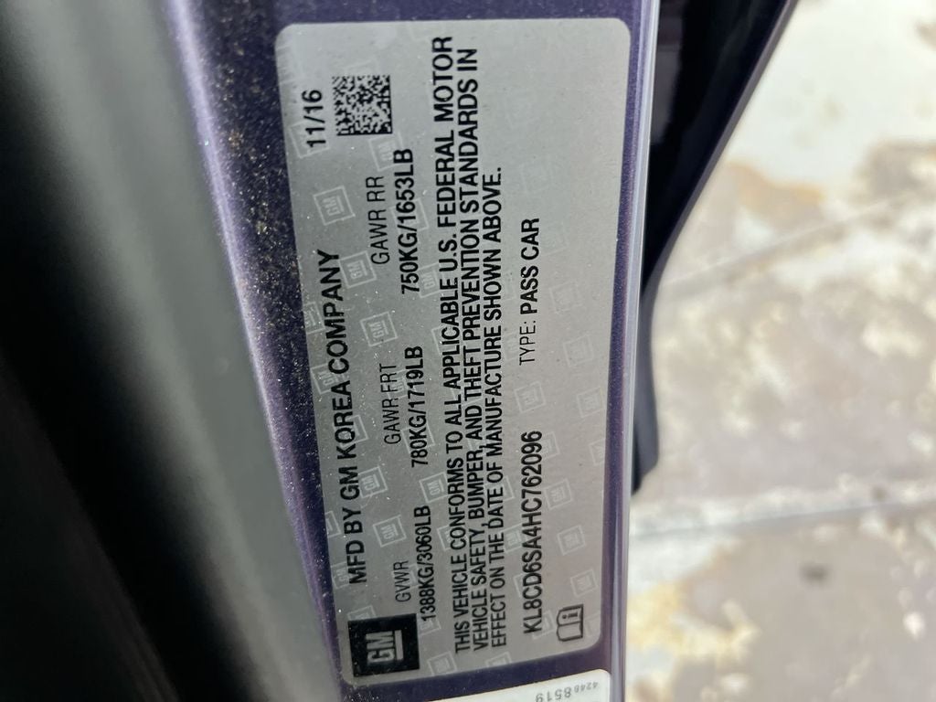 2017 Chevrolet Spark 1LT