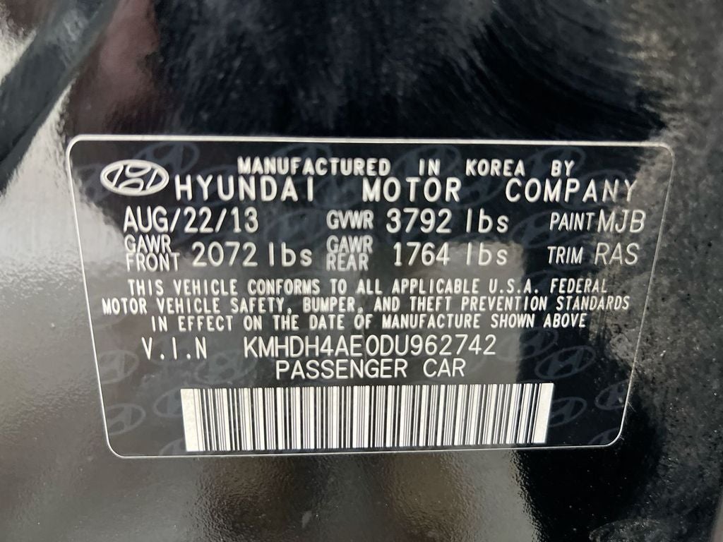 2013 Hyundai Elantra Limited