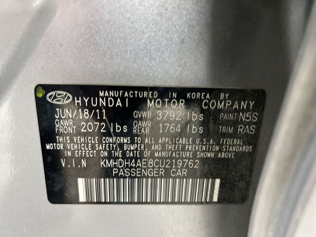 2012 Hyundai Elantra GLS