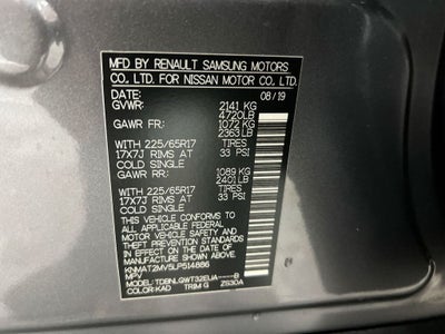 2020 Nissan Rogue SV