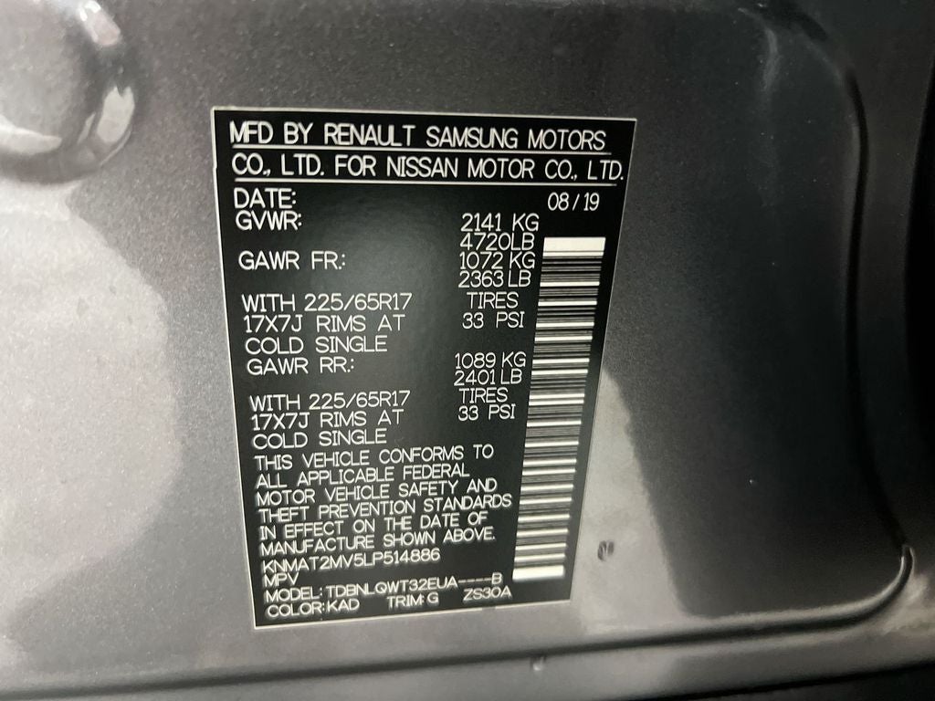 2020 Nissan Rogue SV