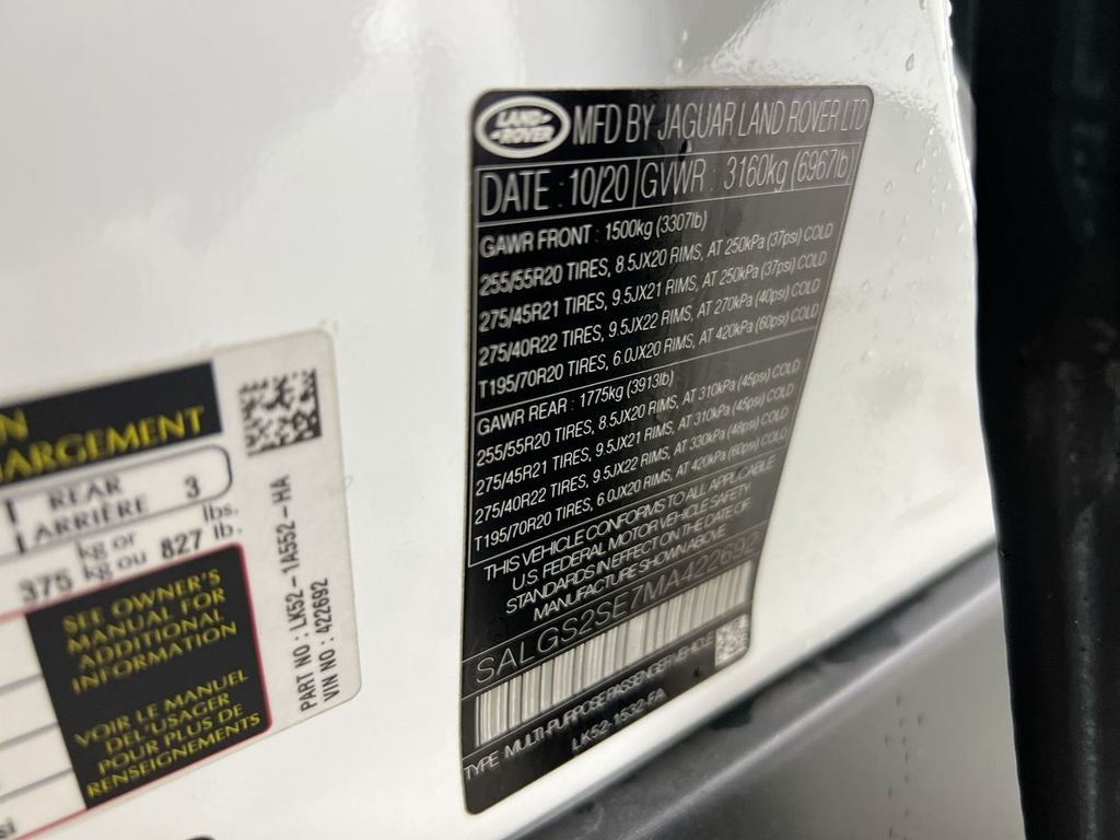 2021 Land Rover Range Rover Westminster