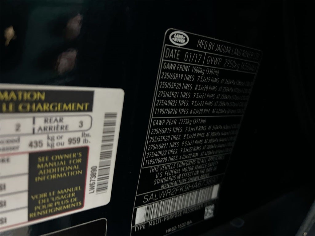 2017 Land Rover Range Rover Sport HSE Td6