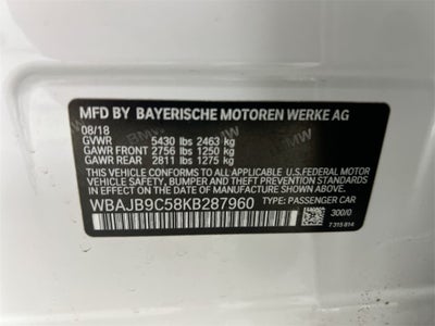 2019 BMW 5 Series M550i xDrive