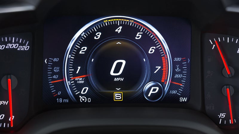 Corvette Stingray speedometer